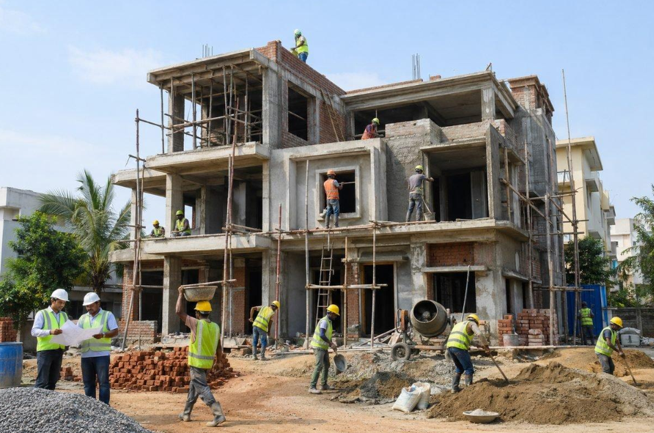 Tennis court construction in Dda Flat Narela